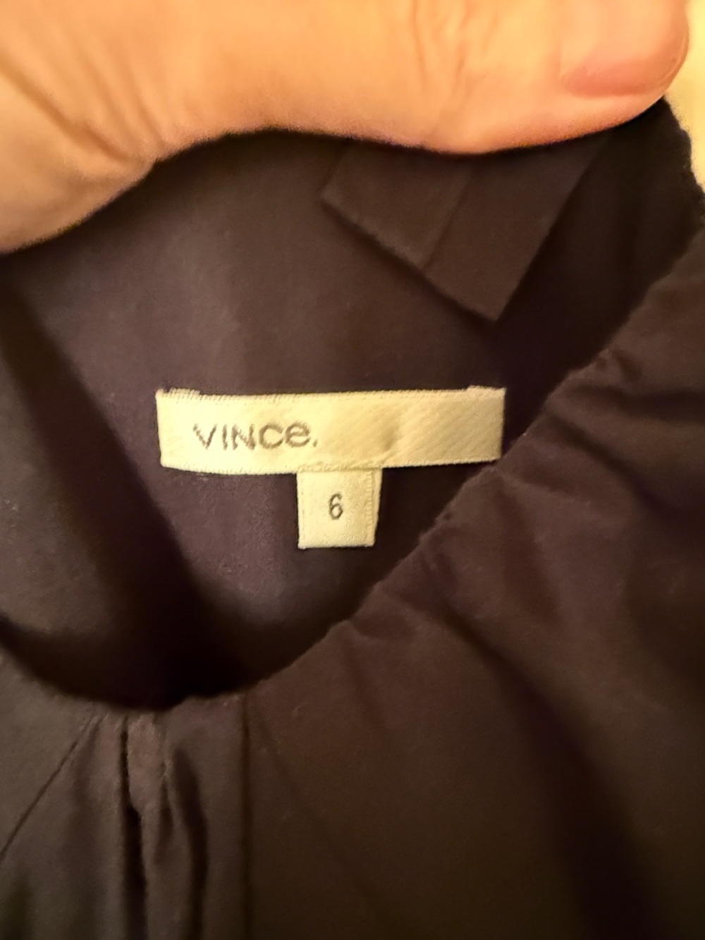 Vince Black Midi Sundress with Gathered Bodice, size 6 - Picture 2 of 6